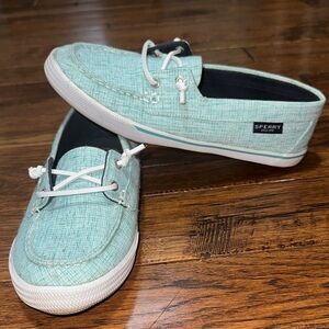 Sperry Women's Mint Green Loafers